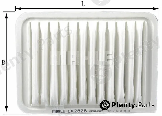 Mahle LX2828 — Air Filter