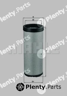 Mahle LXS224 — Secondary Air Filter