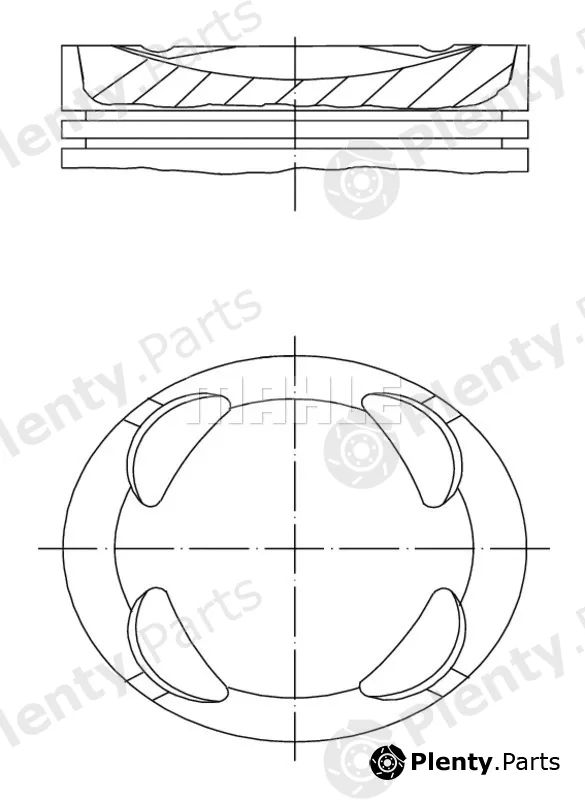 Mahle 503PI00110000 — Piston