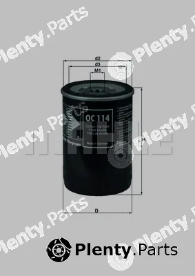 Mahle OC114 — Oil Filter
