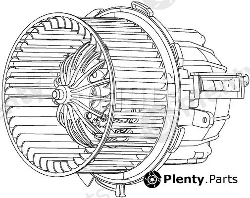 Mahle AB115000P — Interior Blower BEHR *** PREMIUM LINE ***