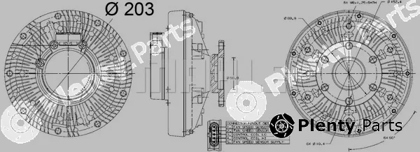 Mahle CFC200000P — Clutch, radiator fan BEHR *** PREMIUM LINE ***
