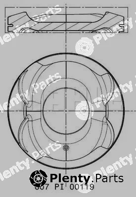 Mahle 607PI00119000 — Piston