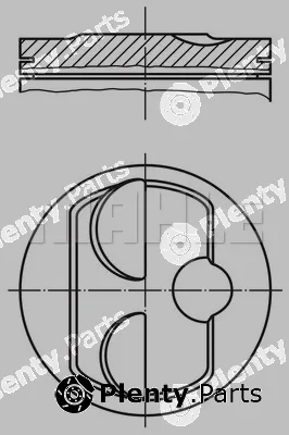 Mahle 5037802 — Piston