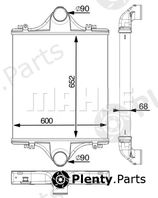 Mahle CI90000P — Charge Air Cooler BEHR *** PREMIUM LINE ***