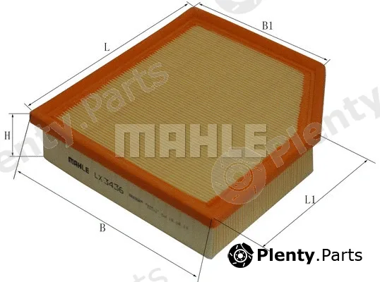 Mahle LX3436 — Air Filter