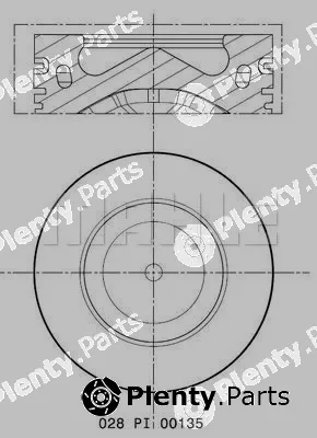 Mahle 028PI00135000 — Piston