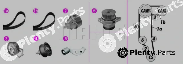 Mahle CPK33000P — Water Pump & Timing Belt Kit BEHR *** PREMIUM LINE ***