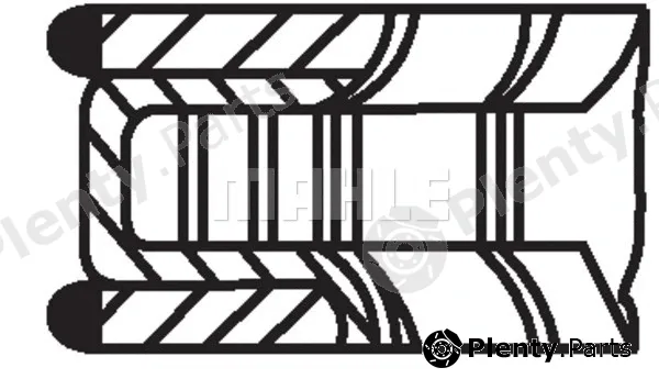 Mahle 03124N0 — Piston Ring Kit