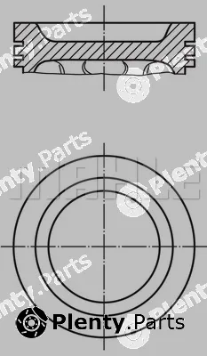 Mahle 0343500 — Piston