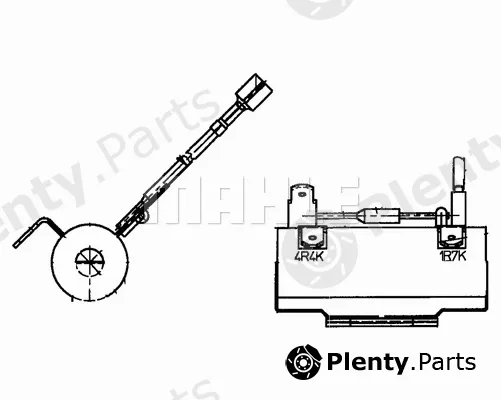 Mahle ABR84000P — Resistor, interior blower BEHR *** PREMIUM LINE ***