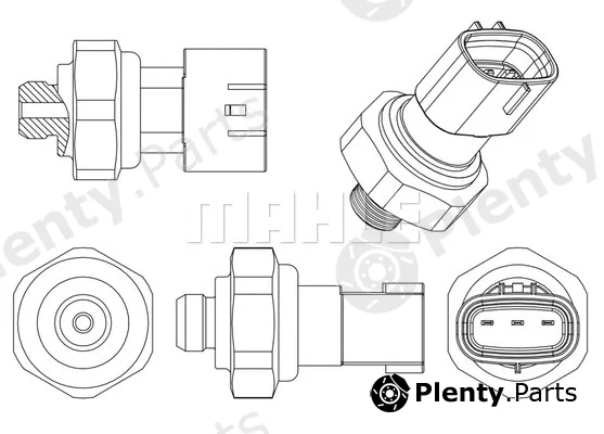 Mahle ASE9000P — Pressure Switch, air conditioning BEHR *** PREMIUM LINE ***