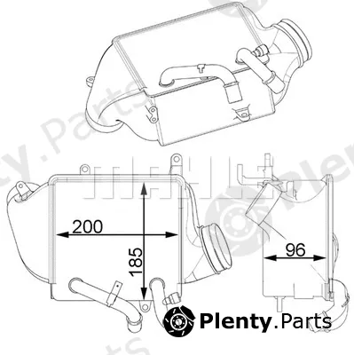Mahle CI156000P — Charge Air Cooler BEHR *** PREMIUM LINE ***