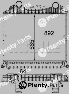 Mahle CI123000P — Charge Air Cooler BEHR *** PREMIUM LINE ***