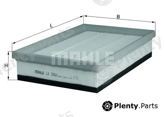 Mahle LX2060 — Air Filter