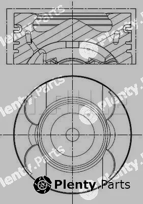 Mahle 013PI00156001 — Piston