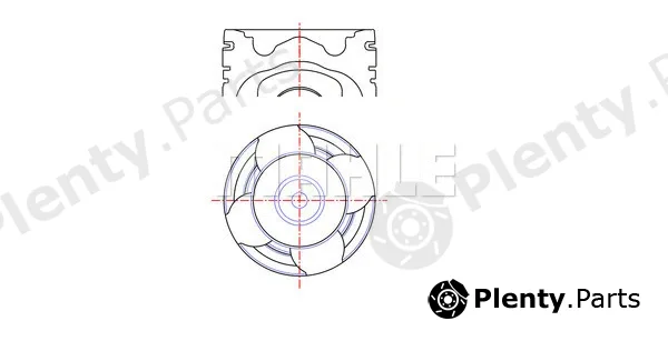 Mahle 227PI00142000 — Piston