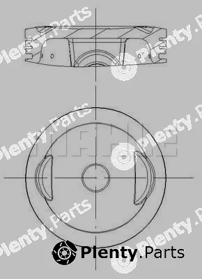 Mahle 765PI40009000 — Piston