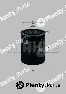 Mahle OC262 — Oil Filter