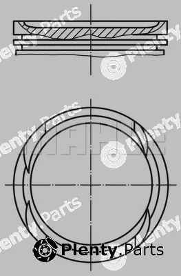 Mahle 028PI00136000 — Piston