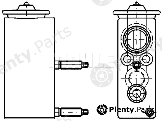 Mahle AVE67000P — Expansion Valve, air conditioning BEHR *** PREMIUM LINE ***