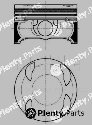 Mahle 028PI00167000 — Piston