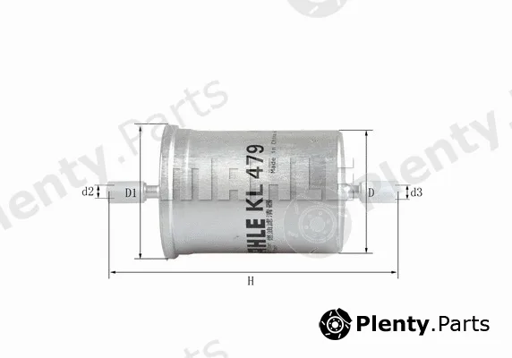 Mahle KL479 — Fuel Filter
