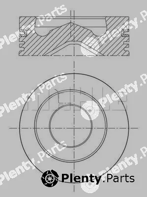 Mahle 099PI00138000 — Piston