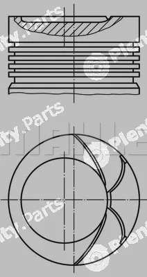 Mahle 0349200 — Piston