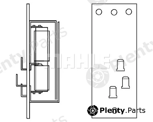 Mahle ABR83000P — Resistor, interior blower BEHR *** PREMIUM LINE ***