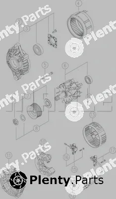 Mahle MG132 — Alternator