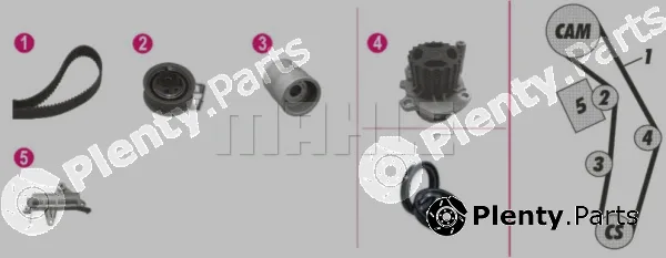 Mahle CPK75000P — Water Pump & Timing Belt Kit BEHR *** PREMIUM LINE ***