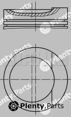 Mahle 0348900 — Piston