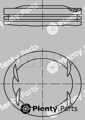 Mahle 0014100 — Piston