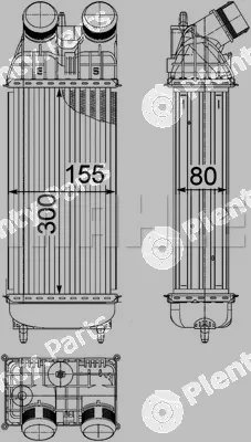 Mahle CI419000P — Charge Air Cooler BEHR *** PREMIUM LINE ***