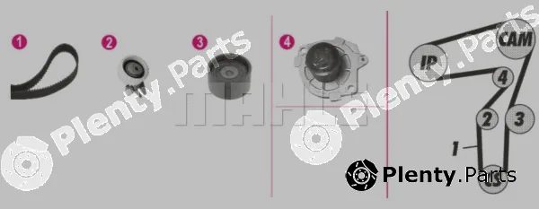 Mahle CPK123000P — Water Pump & Timing Belt Kit BEHR *** PREMIUM LINE ***