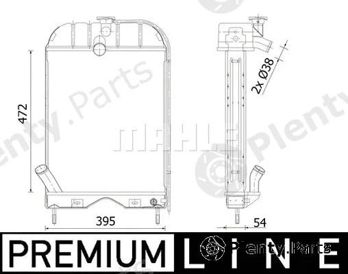 Mahle CR2296000P — Radiator, engine cooling BEHR *** PREMIUM LINE ***