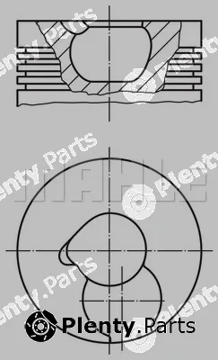Mahle 2280500 — Piston
