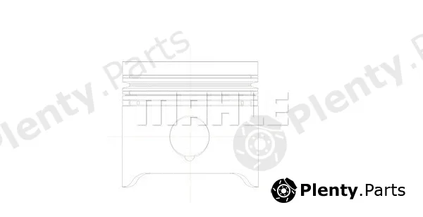 Mahle 0017600 — Piston