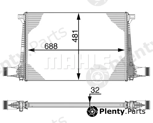 Mahle CI220000P — Charge Air Cooler BEHR *** PREMIUM LINE ***