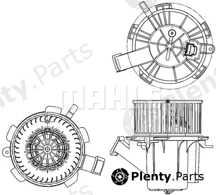 Mahle AB132000P — Interior Blower BEHR *** PREMIUM LINE ***