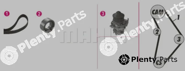 Mahle CPK34000P — Water Pump & Timing Belt Kit BEHR *** PREMIUM LINE ***