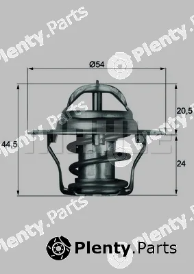 Mahle TX483D — Thermostat, coolant BEHR
