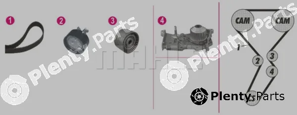 Mahle CPK116000P — Water Pump & Timing Belt Kit BEHR *** PREMIUM LINE ***