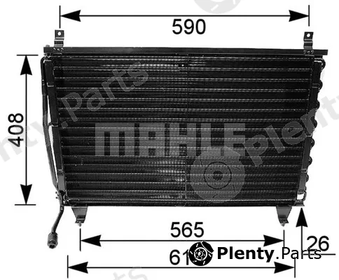 Mahle AC167000P — Condenser, air conditioning BEHR *** PREMIUM LINE ***