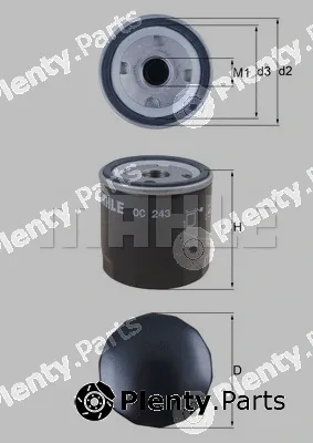 Mahle OC243 — Oil Filter
