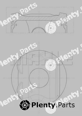 Mahle 021PI00133000 — Piston