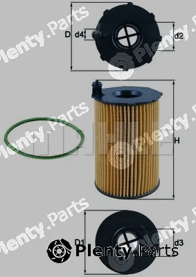 Mahle OX420D — Oil Filter