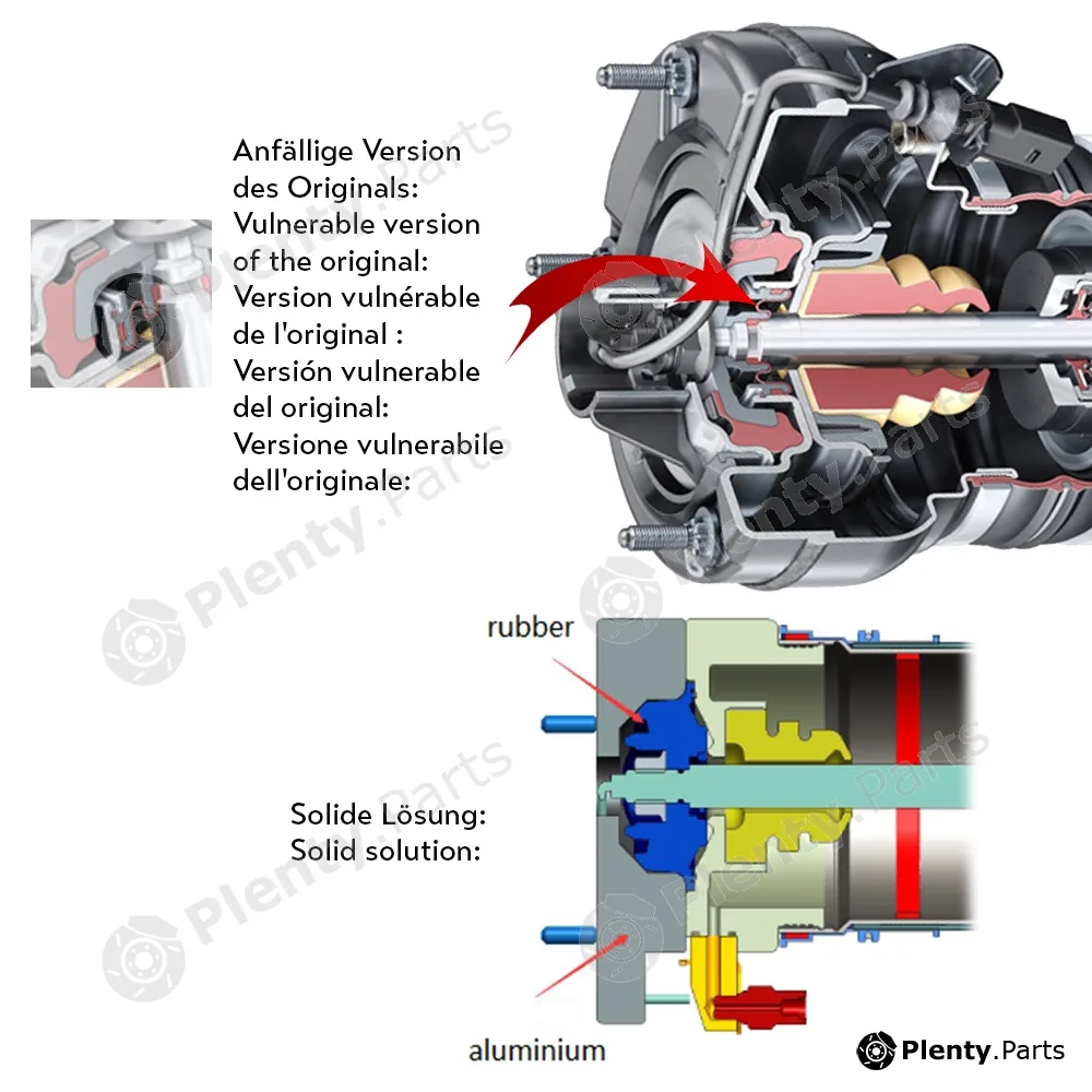 MiesslerAutomotive 11101-01-039A — Air Suspension Strut Original Miessler Automotive® - Product