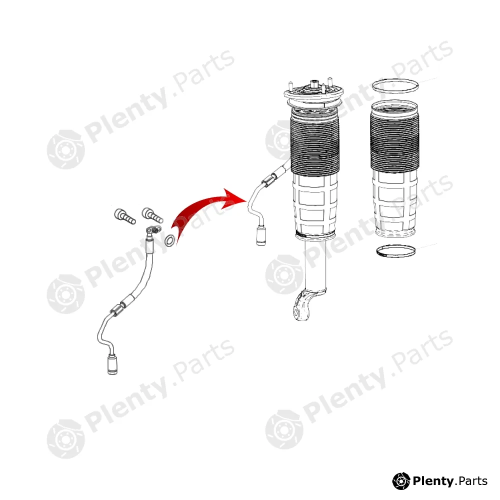 MiesslerAutomotive 31165-01-8313 — Oil Hose Original Miessler Automotive® - Product